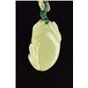 Image 2 : Chinese Celadon Hardstone Carved Cash Toad Toggle