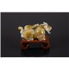 Image 1 : Chinese Fine Jade Carved Chilong w/ Stand