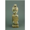 Image 3 : Chinese Large Celadon Jade Carved Figure
