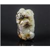 Image 2 : Chinese Two Colour Jade Carved Man w/ Baby