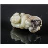 Image 3 : Chinese Two Colour Jade Carved Man w/ Baby