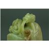Image 3 : 18th/19th C. Imperial Yellow Jade Carved Seal Drag