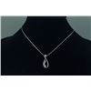Image 2 : Sterling Silver Diamond Pendant Necklace CRV$575