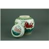 Image 2 : Doucai Porcelain Vase With Cover Tian Mk