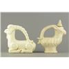Image 2 : 2 Pieces of Song Style White Porcelain Goat Figure