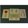 Image 2 : 16 Pieces Japanese Postal Cards with Stamps