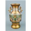 Image 4 : Chinese Bronze Cloisonne Vase w/ Rooster Handle