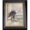 Image 1 : Bald Eagle Oil on Canvas by Keith Warring 30x25", 6-lbs