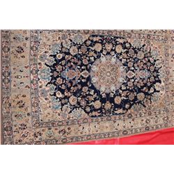 Old Persian Tabriz Silk/Silk Qum 70x43", 9-lbs
