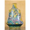 Image 7 : Marked Chinese Painted Porcelain  Partial Gilt Vase 11x8"