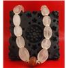 Image 1 : Authentic Natural Tibetan Tribal Necklace One of a Kind (Silver Set with Rose Quartz) 21", 247grams