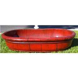 Old Chinese Bathing Tub 37x23"