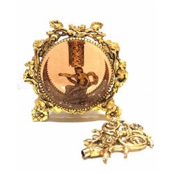 Antique French Victorian Gold Leaf Perfume Ormolu