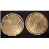 Image 1 : Old Islamic Pair of Plates w. Patina 6" Ea, 6-lbs