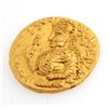 Image 1 : Ancient Kushan Gold Coin Huvishka 8-gr, 21mm