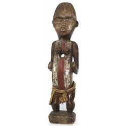 Old Wooden African Tribal Statue 21"