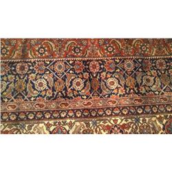 Oriental Thick Heavy & Colorful Wool Rug 12x9"