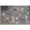 Image 2 : Old Indonesian Framed Color Work Village Life Scenes 18"