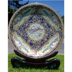 Rare & Beautiful Indo Persian Platter 30"