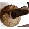 Image 3 : Authentic Ancient Artifact 100 A.D: Ceramic Vessel w. Base & Raised Relief Design Harappa Sasanian A