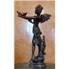 Image 3 : Bronze Sculpture Angel Holding Bird on Branch 14"