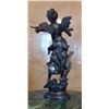 Image 4 : Bronze Sculpture Angel Holding Bird on Branch 14"
