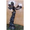 Image 5 : Bronze Sculpture Angel Holding Bird on Branch 14"