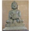 Image 4 : Old Solid Earth Stone Buddha Sculpture 9-lbs