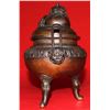 Image 5 : Ancient 18th Cty Chinese Bronze Tripod Censer with Cover 8x7", 3-lbs