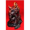 Image 2 : Ancient Chinese Jade Sculpture on Stand (Foo Dog), 5"