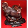 Image 3 : Ancient Chinese Jade Sculpture on Stand (Foo Dog), 5"