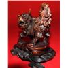 Image 4 : Ancient Chinese Jade Sculpture on Stand (Foo Dog), 5"