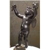 Image 1 : Antique 19th C French Bronze Cupid on Mount w. Gilt 10" inches, 8-lbs