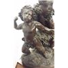 Image 9 : Antique Signed c1934 Large French Cherub Angels in Bronze by Living 24x16", 30-lbs