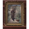 Image 1 : Framed Oil on Canvas Franciscan Original 19th Century California 30x24"