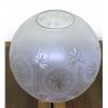 Image 5 : Rare c1850 Victorian Solar Lamp on Bronze w. Crystal Shader 42" inches, 14-lbs