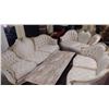 Image 6 : Fine French Gilt Wood & Marble 4-pc Living Room Set