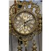 Image 3 : French Gold Leaf Grandfather Clock European Reproduction by Regina 75x20"