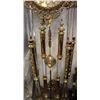 Image 6 : French Gold Leaf Grandfather Clock European Reproduction by Regina 75x20"