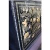 Image 2 : Old XXLg Lacquered Korean Cabinet w. Elaborate Pearl, Bird & Flower Scene