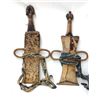 Image 4 : Rare Pair of African Swords Camaroon-Congo DRC 24x12", 5-lbs
