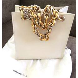 Balenciaga Runway Chain Tote Handbag