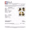 Image 2 : Certified 14K Gold Tahitian Pearl & Diamond Earrings 12gr