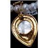 Image 4 : Vintage Italian 14K Gold & Mother of Pearl Enhancer 12-gr