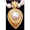 Image 5 : Vintage Italian 14K Gold & Mother of Pearl Enhancer 12-gr