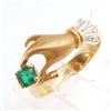 Image 2 : Solid 18K Gold Gucci Emerald 5-piece Jewelry Set w. Docs & GLA Certified