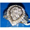 Image 3 : Solid Gold & Diamond Cocktail Ring 6-gr, 16.5mm