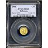 Image 1 : 1903 G$1 Louisiana Purchase/Jefferson MS63 PCGS.