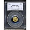 Image 1 : 1915-S G$1 Panama-Pacific Gold Dollar MS63 PCGS.