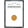 Image 1 : 1859-S G$1 AU58 ANACS.